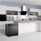 1.8 Cu.Ft Chest Freezer with Removable Basket, Bottom Drain, 7-Level Thermostat, Freestanding Design for Home and Apartment