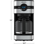 10-Cup Digital Coffee Maker, Black Stainless Steel, Programmable Brewing, Auto Pause & Serve
