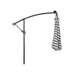 10 Ft. Solar Power Lighted Patio Umbrella with Base Stand