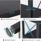 12 Shelves Ladder Bookshelf, Industrial Corner Bookshelf