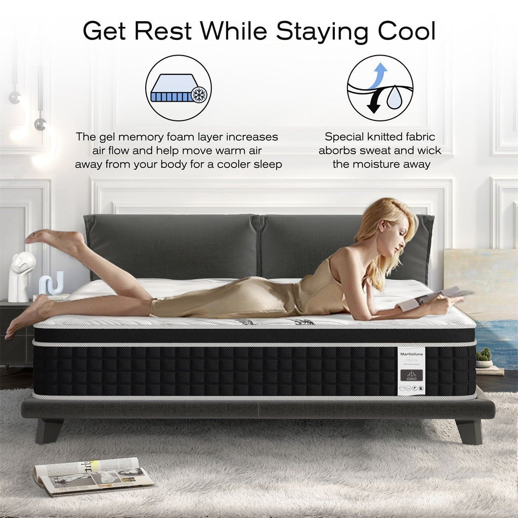 12-inch Hybrid Gel Memory Foam Mattress in a Box