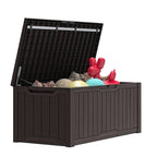 120-260 Gallons Large Resin Water Resistant Lockable Deck Box