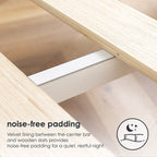 16 Inch Classic Solid Wood Platform Bed Frame in Multiple Finishes