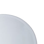 22 Round Frameless Bathroom Vanity Mirror - Mirrored Glass - 22 in.