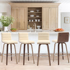 26/29 Faux Leather Swivel Bar/Counter Stools, Set of 2/3