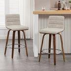 26/29 Faux Leather Swivel Bar/Counter Stools, Set of 2/3