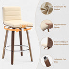 26/29 Faux Leather Swivel Bar/Counter Stools, Set of 2/3