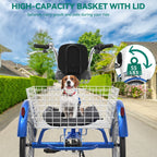 26 Adult Tricycle 3 Wheel Bikes 7 Speed Trike Bike