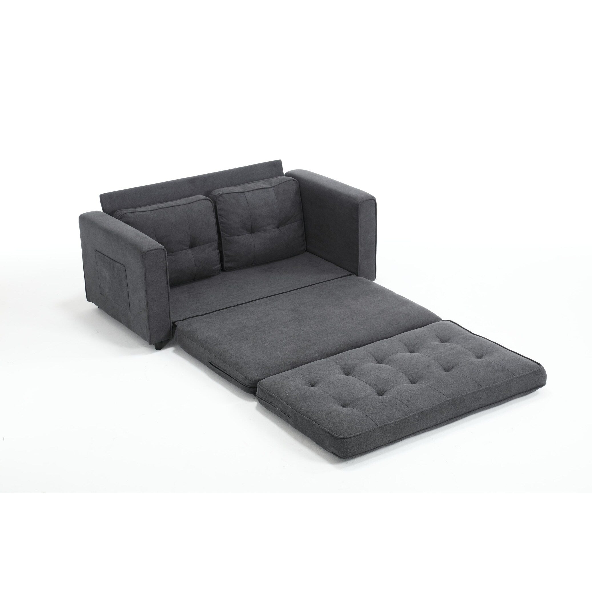 3 Fold Convertible Futon Couch Sleeper Sofa Bed