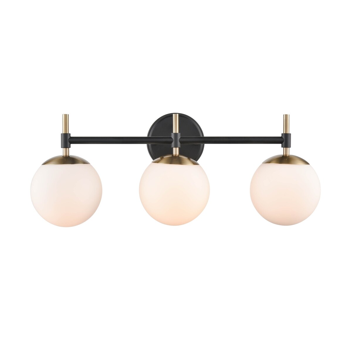 929 Lighting 3 Light Bathroom Vanity Fixture in Multiple Finishes with Opal Glass Shades
