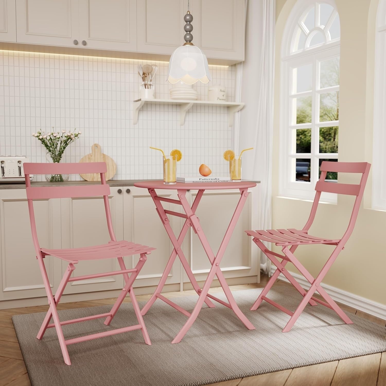 3 Pieces Patio Bistro Sets