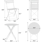 3 Pieces Patio Bistro Sets
