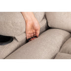 360° Swivel Recliner Chair with Massage, Heat, USB, and Cup Holders