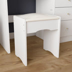 39.4'' W Dresser Makeup Vanity Set with Stool and Mirror Room