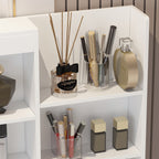 39.4'' Wide Makeup Vanity Set with Stool and Mirror