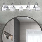 Chrome/ Black/ Gold Modern Over Mirror Crystal Bathroom Restroom Wall Lighting Fixtures Bath Lights Vanity Light