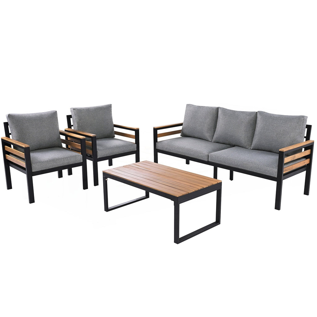4-Piece Outdoor Furniture Sofa Set