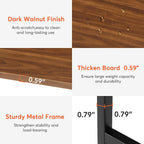 43 Wide Kitchen Island, Kitchen Counter Table with 5 Open Shelves