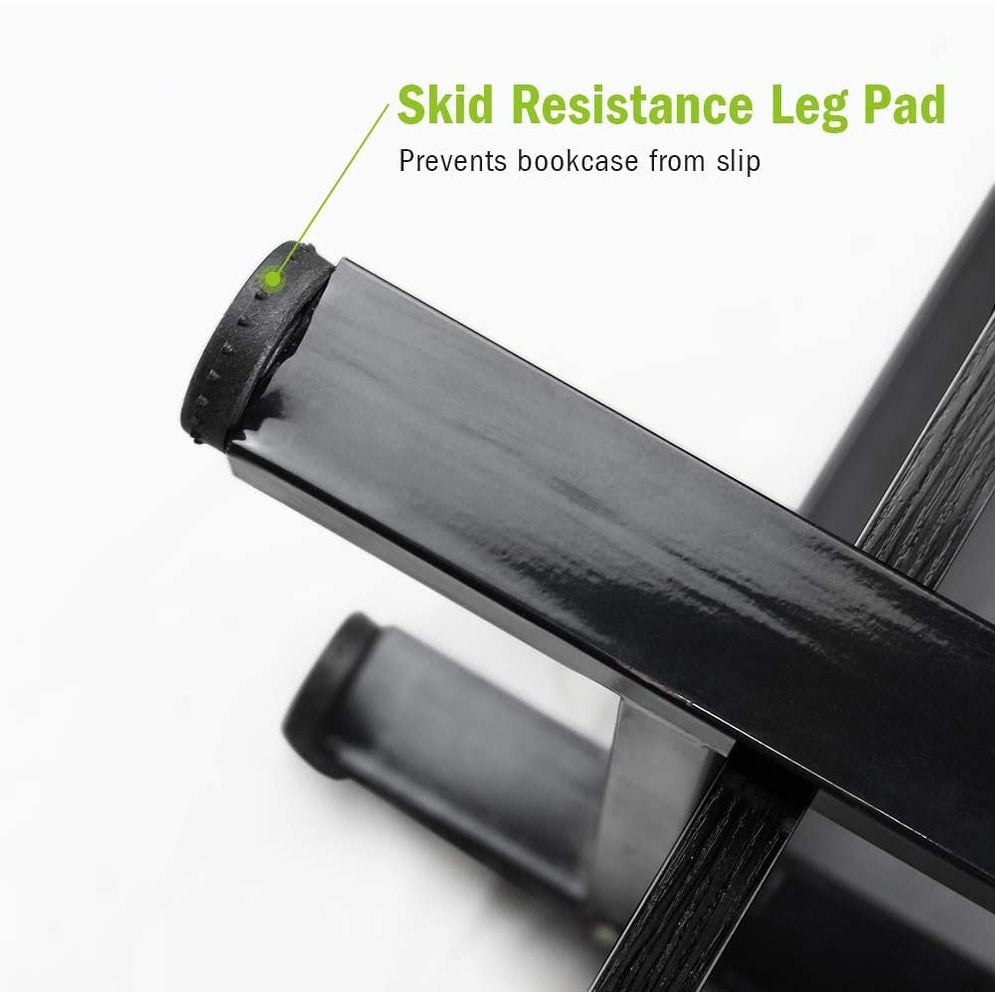 5-Tier Bookshelf, Vintage Industrial Style Bookcase