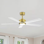 Breezary 65/52/42 5-Blade LED Ceiling Fan with Light Kit and Remote