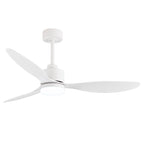 52 Inch LED Ceiling Fan with Lights Remote(3-Blade)
