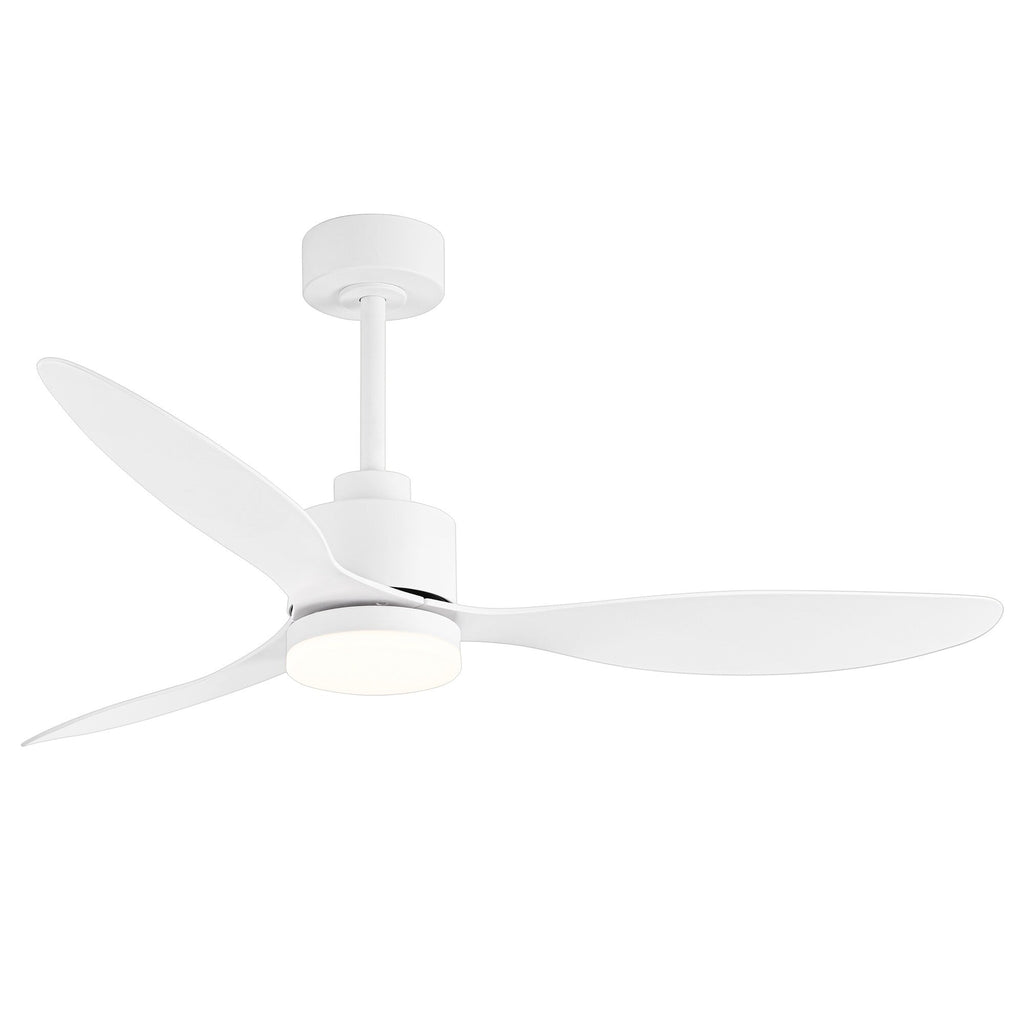 52 Inch LED Ceiling Fan with Lights Remote(3-Blade)