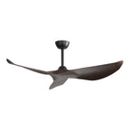 52 inch Modern Solid Wood / ABS Ceiling Fan With Remote Control(No Light),6 WInd Speed,Reversible Airflow