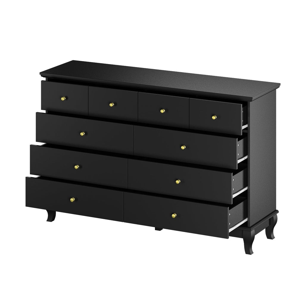 55.1 Wide Double Bedroom Dresser with Storage Drawers