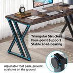 55 Heavy Duty Computer Desk, Office Desk