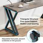 55 Heavy Duty Computer Desk, Office Desk