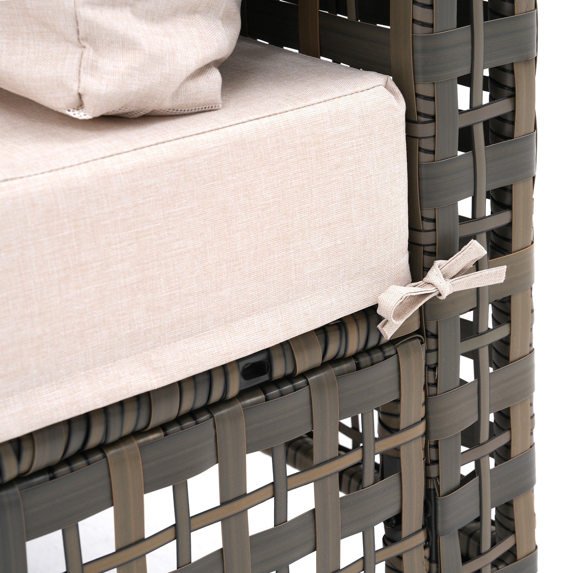 6 - Person Outdoor Sectional Seating Group with Cushions