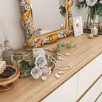 63W 9 Drawer Dresser Accent Dresser for Living Room Bedroom Chest