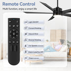 Breezary 65/52/42 5-Blade LED Ceiling Fan with Light Kit and Remote