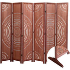 65'' H Solid Wood Folding Room Divider