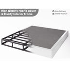 FSCHOS 7 Inch Metal Box Spring, Basics Mattress Foundation, No Legs