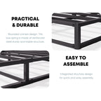 FSCHOS 7 Inch Metal Box Spring, Basics Mattress Foundation, No Legs