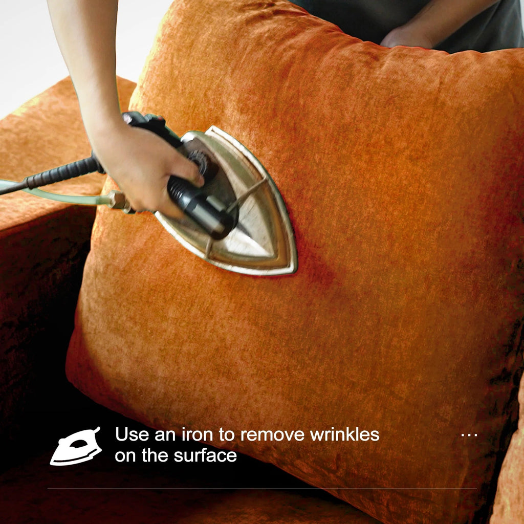 70.87 Upholstered Convertible Sleeper Sofa, Convertible Chair Floor Couch Comfy Sofa for Living Room, Bedroom, Chenille Fabric