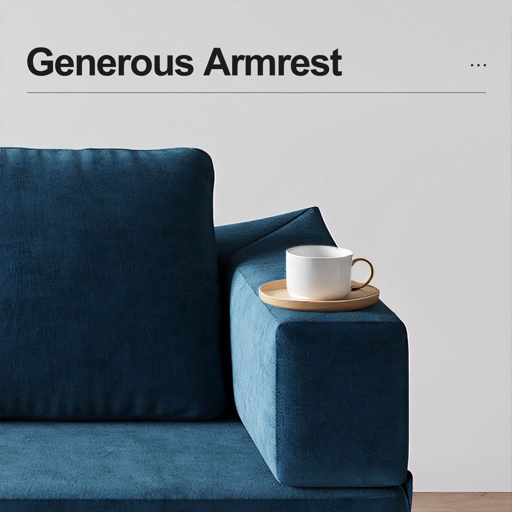 70.87 Upholstered Convertible Sleeper Sofa, Convertible Chair Floor Couch Comfy Sofa for Living Room, Bedroom, Chenille Fabric