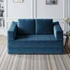 70.87 Upholstered Convertible Sleeper Sofa, Convertible Chair Floor Couch Comfy Sofa for Living Room, Bedroom, Chenille Fabric