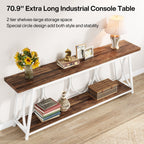 70.9 inch Extra Long Console Table Sofa Accent Table for Living Room