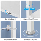 71 Industrial Bookshelf, 6 Tier Rustic Brown Wood Etagere Bookcase, Open Book Shelves