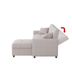 82'' Wide Reversible Sleeper Sofa & Chaise