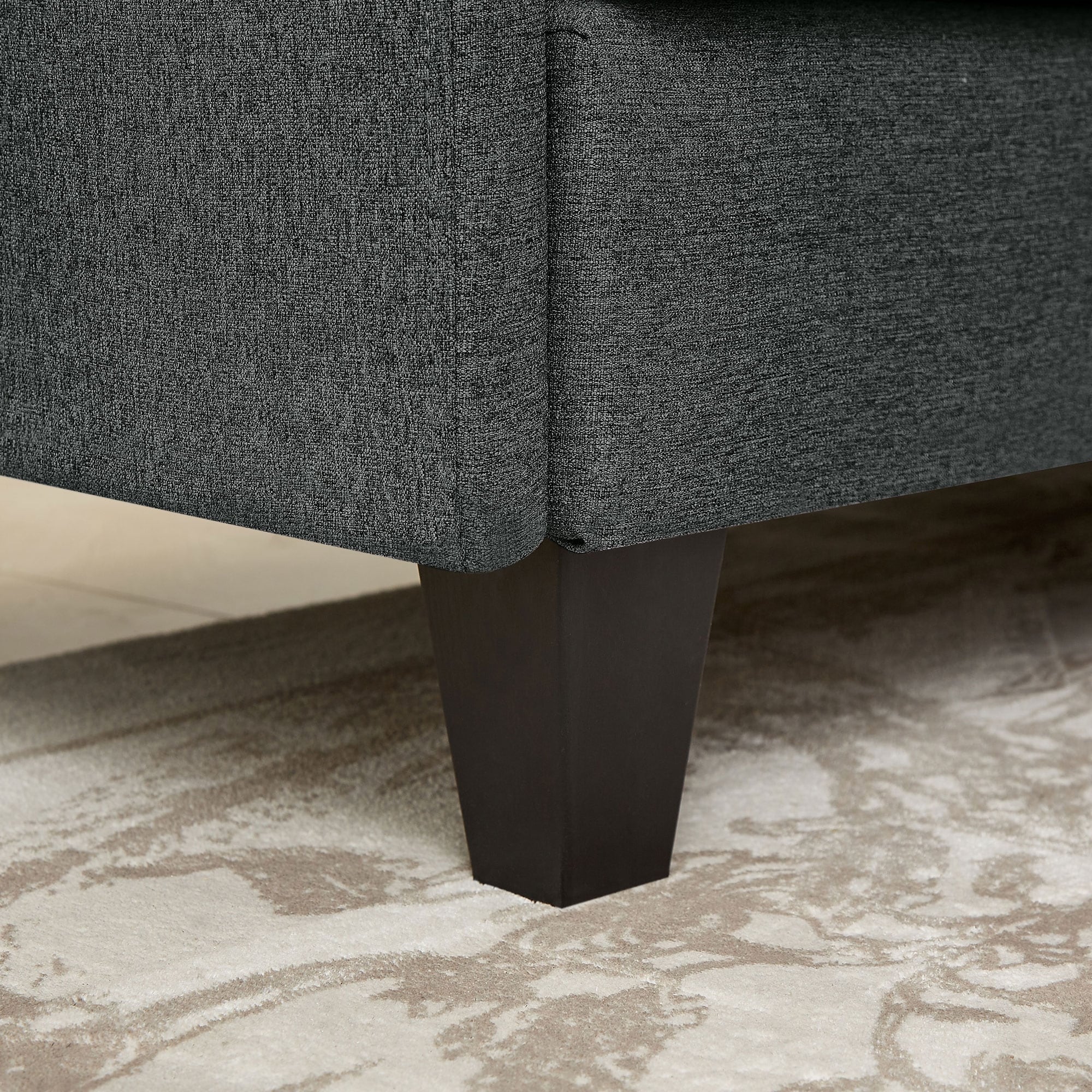 86.22 L Shaped Sectional Sofa with Side Storage Pockets