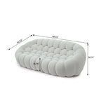 98.43'' Modern Bubble Sofa 3D Honeycomb Shape Lazy Sofa Couch