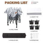 ABCCANOPY Durable Easy Pop up Canopy Tent Outdoor canopy tent