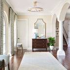 Elvira 8-Light Wagon Wheel Crystal Semi-Flush Mount