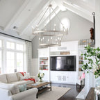 Acroma 20-light Modern Farmhouse 40In Round Wagon Wheel Chandelier with UL