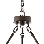 Acroma 20-light Modern Farmhouse 40In Round Wagon Wheel Chandelier with UL