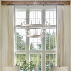 Acroma 20-light Modern Farmhouse 40In Round Wagon Wheel Chandelier with UL