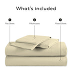 Aireolux 1000 Thread Count Ultra-Soft & Silky Luxury Egyptian Cotton Sheet Set